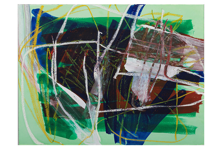 Drawn activity     2014   watercolor/oil pastel on paper    26x40"