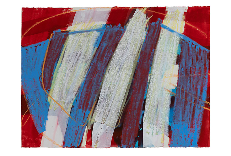 Drawn activity     2014   watercolor/oil pastel on paper    26x40"